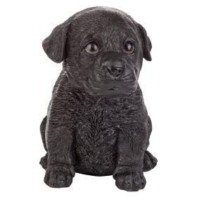 BLACK LAB PUPPY PARTNER STATUE
