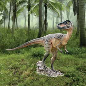 ALLOSAURUS DINOSAUR STATUE MOUTH CLOSED  FRT-QUOTE