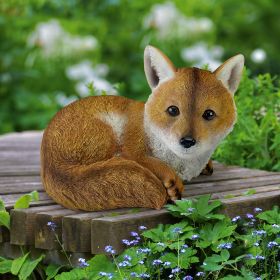 DIABLO THE BABY RED FOX STATUE